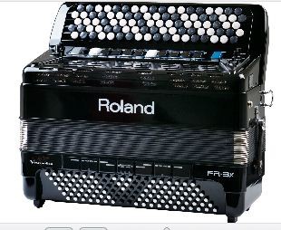 Roland FR-3XB  BK trekkspill  V-Accordion Sort. Brukt. Med original bag  Kan leveres i svensk eller norsk system 