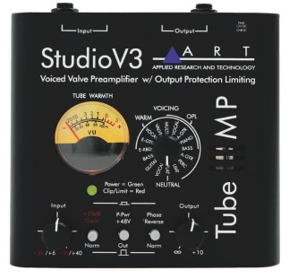 ART Tube MP  brukt Studio V3   Pen.  Mikrofon Preamp med "rør"lyd  Leveres md strømforsyning 