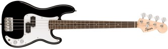 Squier Mini precision bass kort hals sort   Laurel gripebrett   