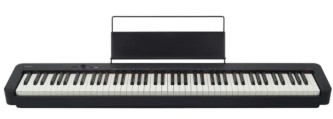 Casio CDP S110 digitalpiano. 88 veide tangenter. Bestselger med notebrett, sustain pedal  og strømforsyning.